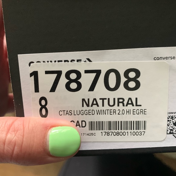 Off white Cold Fusion Lugged Winter 2.0 Converse - Picture 4 of 6